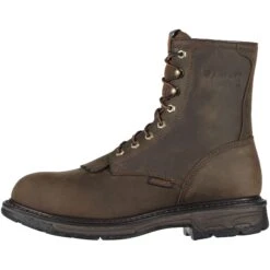 Ariat Boots: Men's Brown 10011943 Composite Toe Waterproof Workhog Boots 8 Ariat Boots: Men's Brown 10011943 Composite Toe Waterproof Workhog Boots -Workingperson Deals Shirts Store 10011943 side