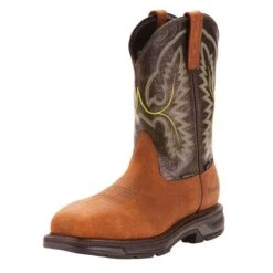 Ariat Boots: Men's 10024966 Brown WorkHog Xt 11" Waterproof Carbon Toe Pull On Work Boots 9 Ariat Boots: Men's 10024966 Brown WorkHog Xt 11" Waterproof Carbon Toe Pull On Work Boots -Workingperson Deals Shirts Store 10024966 front
