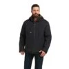 Ariat Rebar Jackets: Men's 10037605 Black Storm Fighter 2.0 H2O Jacket