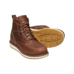Keen Utility Boots: Men's 1020055 Gingerbread Gum Aluminum Toe 6" San Jose EH Work Boot -Workingperson Deals Shirts Store 1020055 pps 1 edit