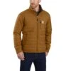 Carhartt Jacket: Men's 102208 BRN Brown Rain Defender Relaxed Fit Lightweight Insulated Jacket