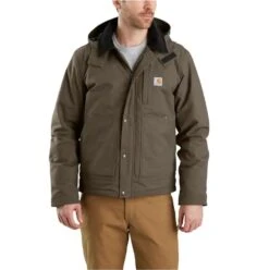 Carhartt Jackets: Men's 103372 217 Tarmac Full Swing Ripstop Relaxed Fit Insulated Jacket