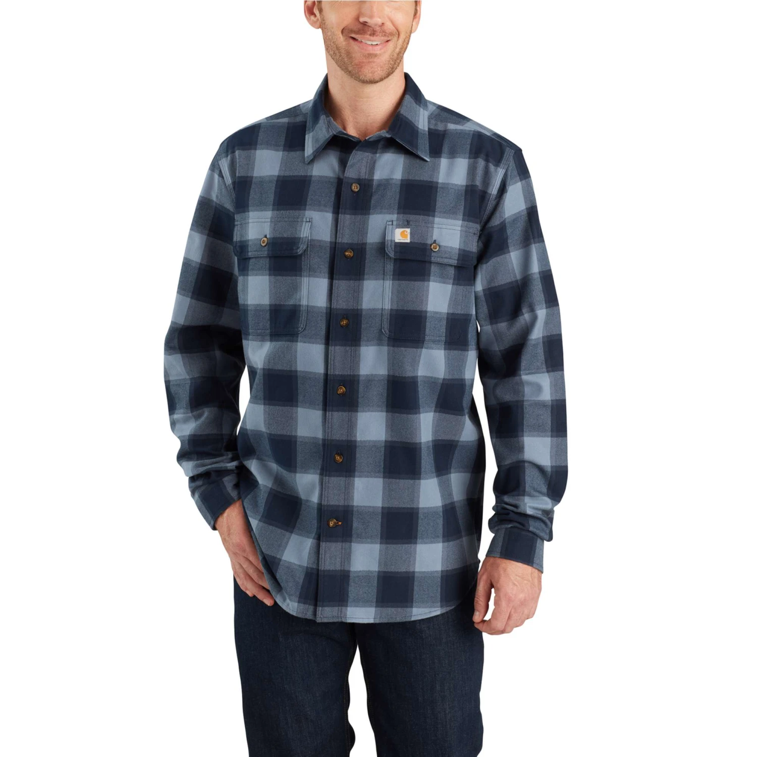 Carhartt Workwear: Men's 103822 437 Hubbard Flannel LS Shirt 1 Carhartt Workwear: Men's 103822 437 Hubbard Flannel LS Shirt