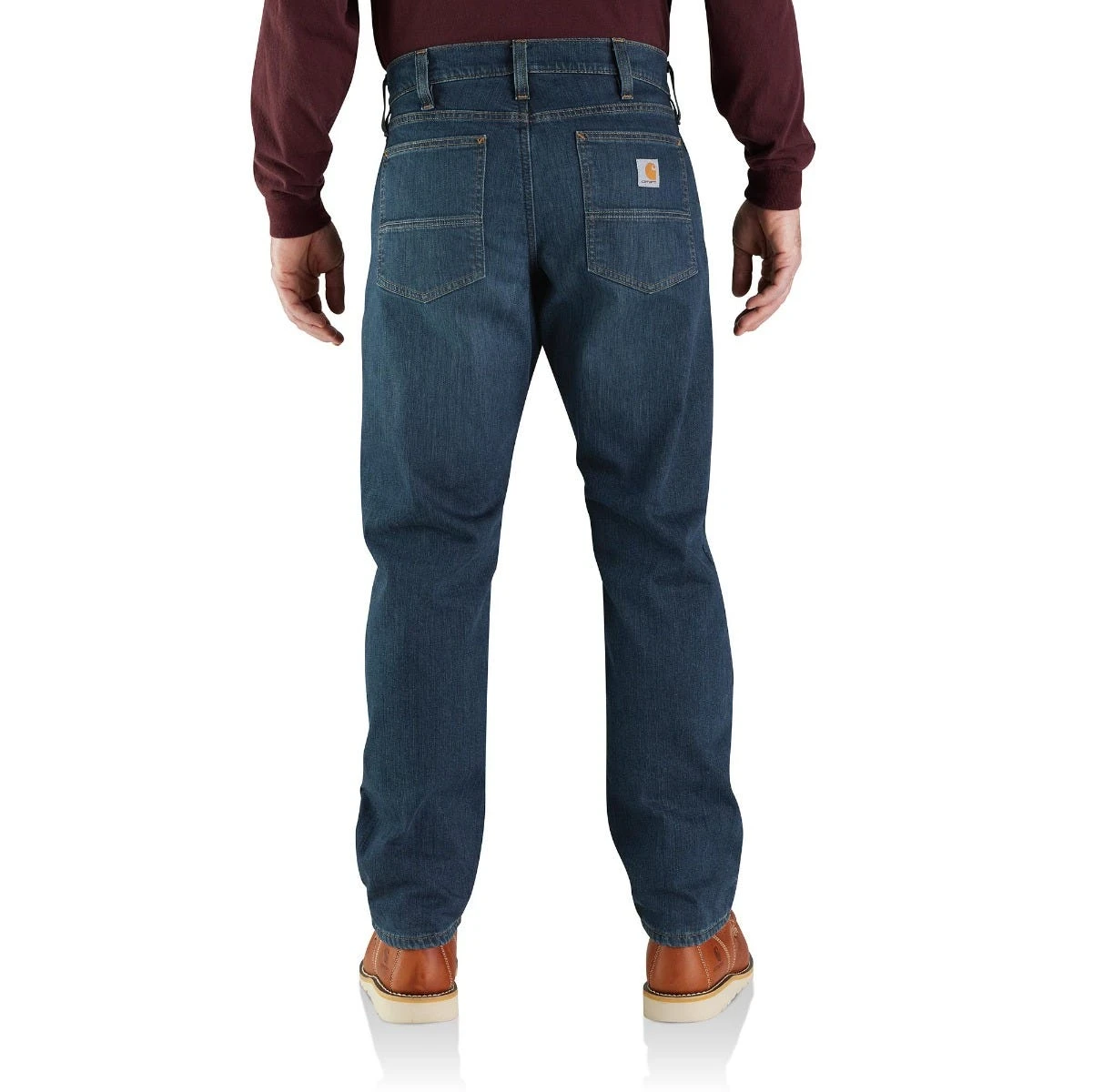 Carhartt Jeans: Men's 104939 H88 Rapids-Existing Rugged Flex Relaxed Fit Fleece-Lined 5-Pocket Jean 2 Carhartt Jeans: Men's 104939 H88 Rapids-Existing Rugged Flex Relaxed Fit Fleece-Lined 5-Pocket Jean - Image 2