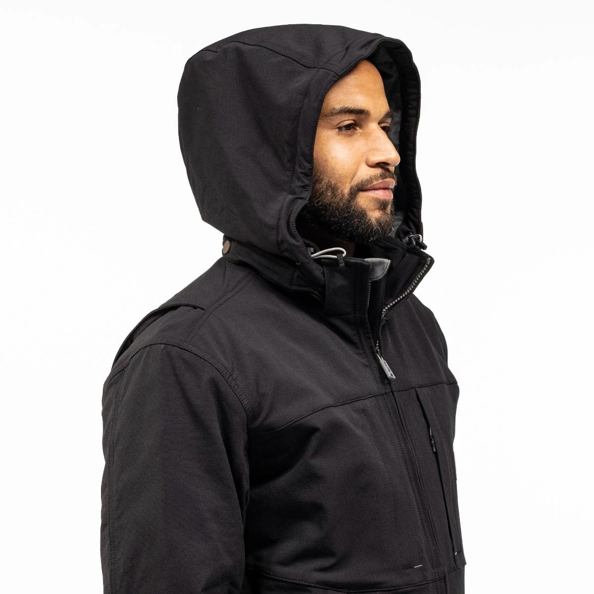 Carhartt Jackets: Men's 106006 N04 Black Super Dux Relaxed Fit Insulated 3 Warmest Rating Jacket 2 Carhartt Jackets: Men's 106006 N04 Black Super Dux Relaxed Fit Insulated 3 Warmest Rating Jacket - Image 2
