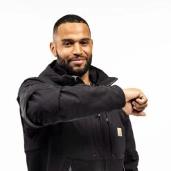 Carhartt Jackets: Men's 106006 N04 Black Super Dux Relaxed Fit Insulated 3 Warmest Rating Jacket 9 Carhartt Jackets: Men's 106006 N04 Black Super Dux Relaxed Fit Insulated 3 Warmest Rating Jacket -Workingperson Deals Shirts Store 106006 n04 fi05 mf23 b