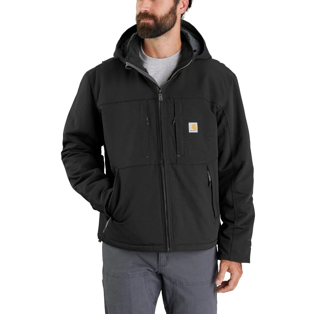 Carhartt Jackets: Men's 106006 N04 Black Super Dux Relaxed Fit Insulated 3 Warmest Rating Jacket 1 Carhartt Jackets: Men's 106006 N04 Black Super Dux Relaxed Fit Insulated 3 Warmest Rating Jacket