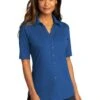 Port Authority Shirts: Women's LK682 TB True Blue Navy City Stretch Top