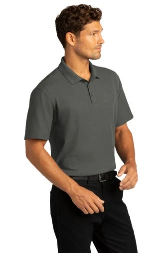 Port Authority Shirts: Men's K810 SGY Storm Grey SuperPro React Polo Shirt 2 Port Authority Shirts: Men's K810 SGY Storm Grey SuperPro React Polo Shirt - Image 2