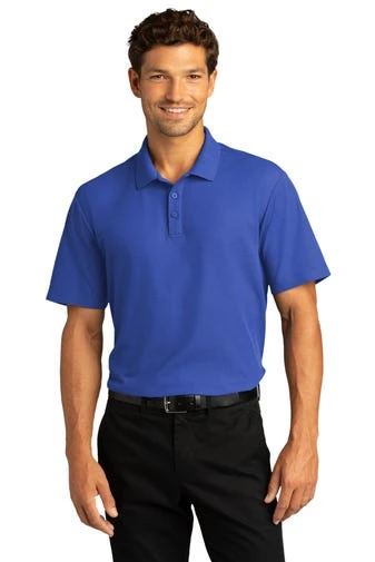 Port Authority Shirts: Men's K810 TRYL True Royal SuperPro React Polo Shirt 1 Port Authority Shirts: Men's K810 TRYL True Royal SuperPro React Polo Shirt