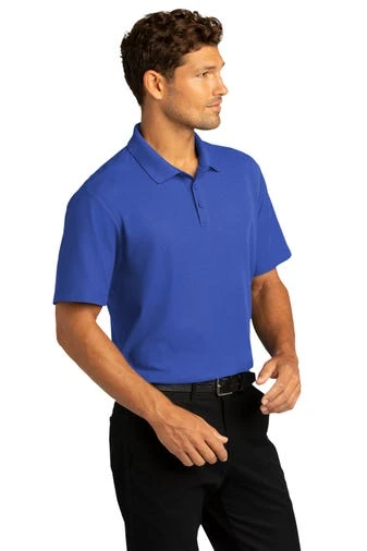 Port Authority Shirts: Men's K810 TRYL True Royal SuperPro React Polo Shirt 2 Port Authority Shirts: Men's K810 TRYL True Royal SuperPro React Polo Shirt - Image 2