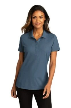 Port Authority Shirts: Women's LK810 RBLU Regatta Blue SuperPro React Polo Shirt