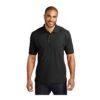 Port Authority Shirts: Men's K500P BLK Black Silk Touch Polo Pocket Shirt