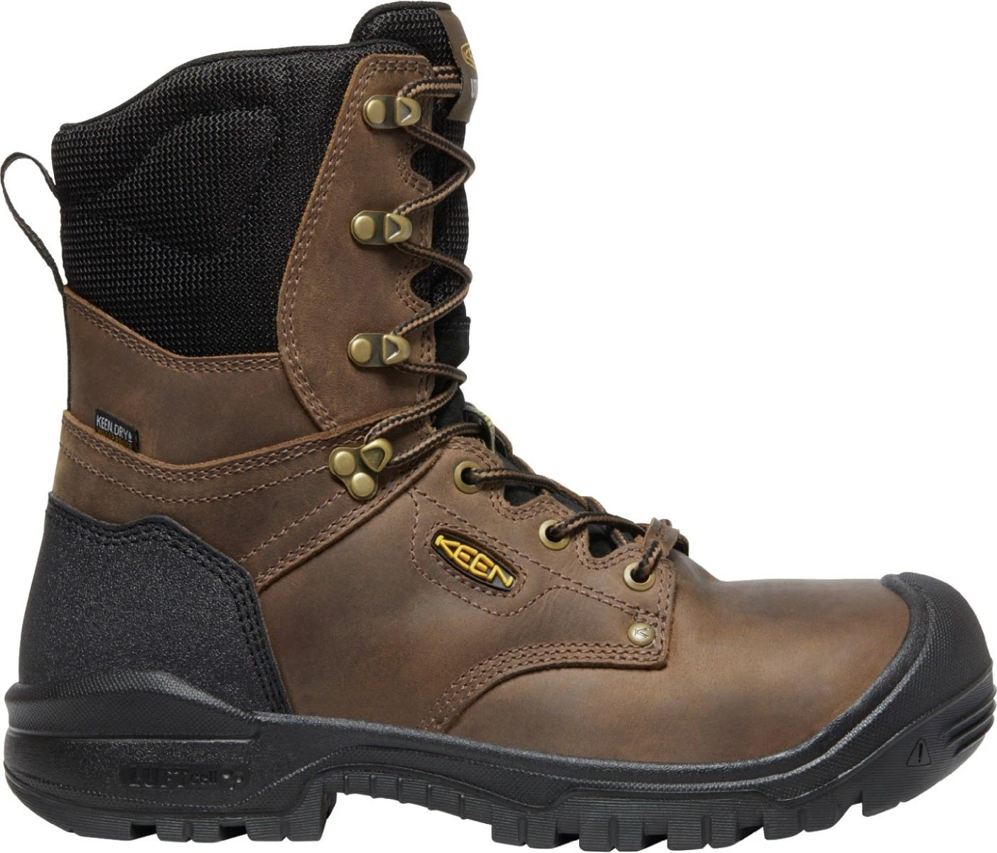 Keen Utility Boots: Men's 1026488 Dark Earth Carbon Toe Black 8" Waterproof Independence Boot 2 Keen Utility Boots: Men's 1026488 Dark Earth Carbon Toe Black 8" Waterproof Independence Boot - Image 2