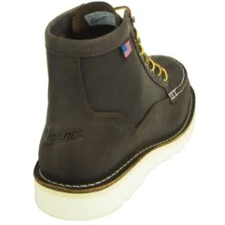 Danner Boots: Men's Brown Moc Toe 15563 Bull Run Soft Toe Work Boots -Workingperson Deals Shirts Store 15563 5 1