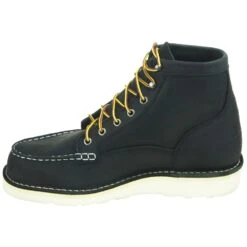 Danner Boots: Men's Black Moc Toe 15568 Bull Run Soft Toe Work Boots -Workingperson Deals Shirts Store 15568 4 1