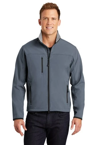 Port Authority Jackets: Men's J790 AB Atlantic Blue Chrome Glacier Soft Shell Jacket 1 Port Authority Jackets: Men's J790 AB Atlantic Blue Chrome Glacier Soft Shell Jacket