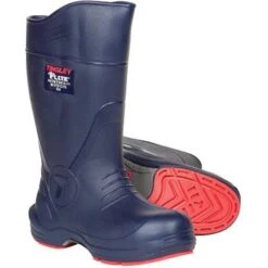 Tingley Boots: Unisex 26256 Blue Red Flite Composite Toe PVC Rubber Boots -Workingperson Deals Shirts Store 26256