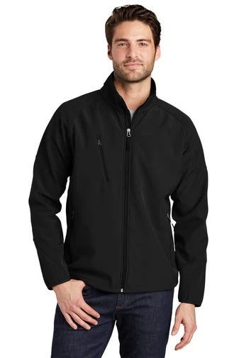 Port Authority Jackets: Men's J705 BLK Black Textured Soft Shell Jacket 1 Port Authority Jackets: Men's J705 BLK Black Textured Soft Shell Jacket