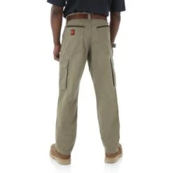 Wrangler Riggs Pants: Men's Bark 3W060 BR Ripstop Ranger Pants -Workingperson Deals Shirts Store 3w060br bb01 swbb prd