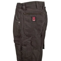 Wrangler Riggs Pants: Men's Dark Brown 3W060 DB Ripstop Ranger Pants -Workingperson Deals Shirts Store 3w060db wranglerl 01