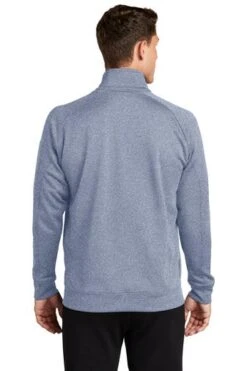 Sport-Tek Sweatshirts: Men's F247 GRY Grey Heather Tech Fleece 1/4-Zip Pullover -Workingperson Deals Shirts Store 4718 greyhthr 2 f247greyhthrmodelback1 337w