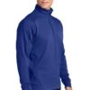 Sport-Tek Sweatshirts: Men's F247 RYL True Royal Tech Fleece 1/4-Zip Pullover