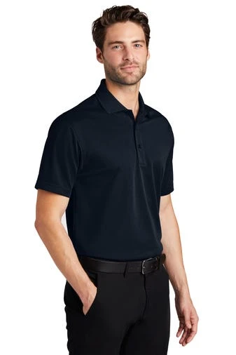 Port Authority Shirts: Men's K527 DNY Dark Navy Tech Pique Polo 2 Port Authority Shirts: Men's K527 DNY Dark Navy Tech Pique Polo - Image 2