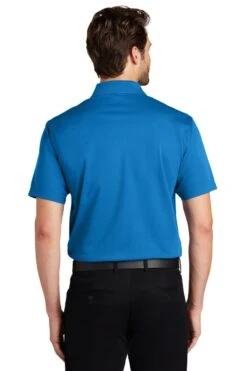 Port Authority Shirts: Men's K527 VB Vivid Blue Tech Pique Polo -Workingperson Deals Shirts Store 4724 vividblue 2 k527vividbluemodelback1 1200w