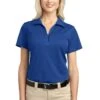 Port Authority Shirts: Women's L527 BR Bright Royal Ladies Tech Pique Polo