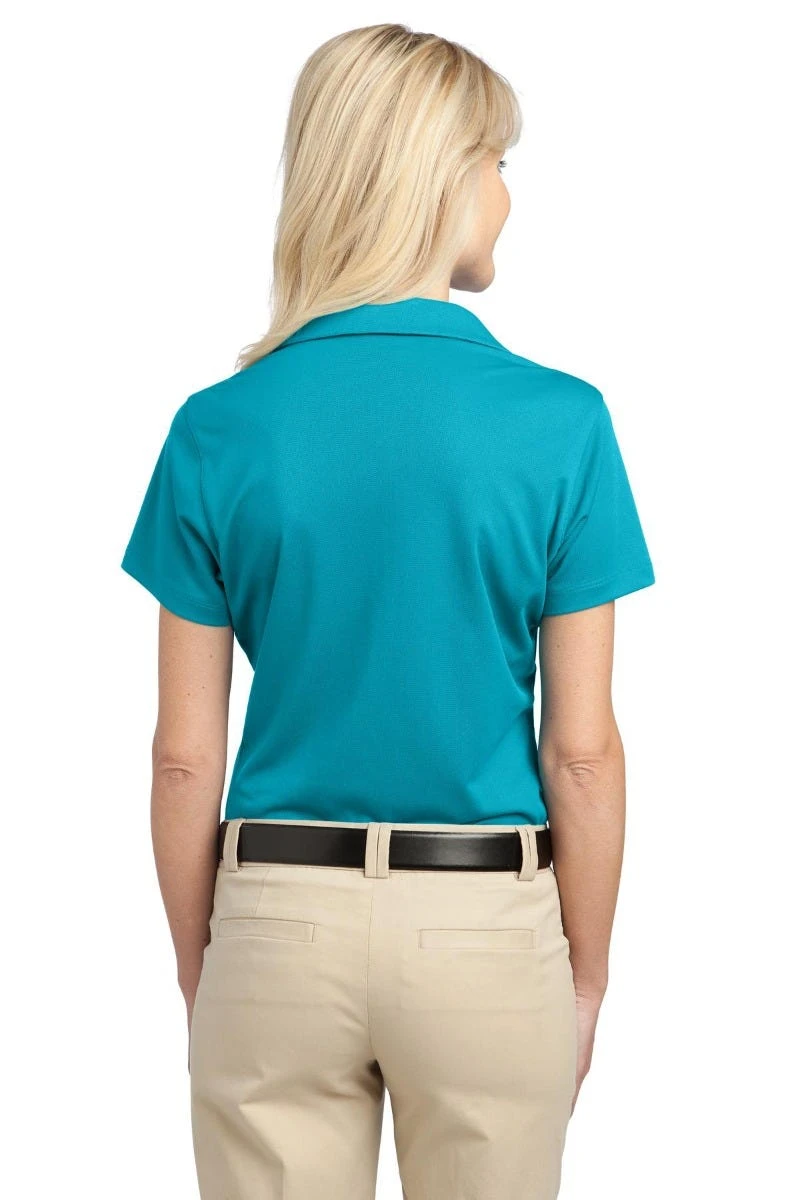 Port Authority Shirts: Women's L527 DTB Deep Teal Blue Ladies Tech Pique Polo 3 Port Authority Shirts: Women's L527 DTB Deep Teal Blue Ladies Tech Pique Polo - Image 3