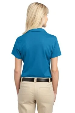 Port Authority Shirts: Women's L527 VB Vivid Blue Ladies Tech Pique Polo -Workingperson Deals Shirts Store 4725 vividblue 2 l527vividbluemodelback 1200w