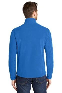 Port Authority Jackets: Men's F223 LR Light Royal Microfleece Jacket -Workingperson Deals Shirts Store 5087 lightroyal 2 f223lightroyalmodelback3 1200w