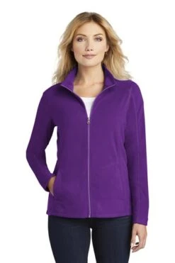 Port Authority Jackets: Women's L223 AP Amethyst Purple Microfleece Jacket