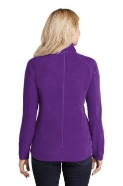 Port Authority Jackets: Women's L223 AP Amethyst Purple Microfleece Jacket -Workingperson Deals Shirts Store 5088 amthstprpl 2 l223amthstprplmodelback4 337w