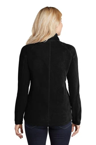 Port Authority Jackets: Women's L223 BLK Black Microfleece Jacket 4 Port Authority Jackets: Women's L223 BLK Black Microfleece Jacket - Image 4