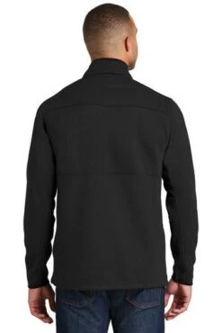 Port Authority Jackets: Men's F222 BLK Black Pique Fleece Jacket -Workingperson Deals Shirts Store 5099 black 2 f222blackmodelback2 337w