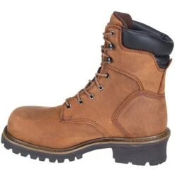 Chippewa Boots: Men's Steel Toe 55026 EH 8 Inch Logger Work Boots -Workingperson Deals Shirts Store 55025 chippewai 01