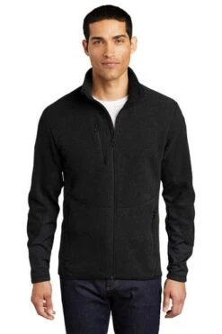 Port Authority Jackets: Men's F227 BLK Black R-Tek Pro Fleece Full-Zip Jacket