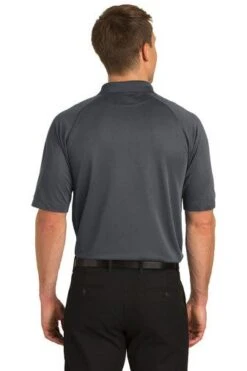 Port Authority Shirts: Men's TLK525 IG Iron Grey Tall Dry Zone Ottoman Polo -Workingperson Deals Shirts Store 5622 irongrey 2 tlk525irongreymodelback2 337w