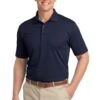 Port Authority Shirts: Men's TLK527 DNY Dark Navy Tall Tech Pique Polo