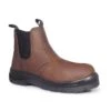 Genuine Grip Boots: Men's 6041 Brown Composite Toe Hercules Twin-Gore Pull On Work Boot