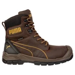 Puma Footwear: Men's 630655 400 Conquest 7 Inch CTX High EH Waterproof Boots -Workingperson Deals Shirts Store 630655