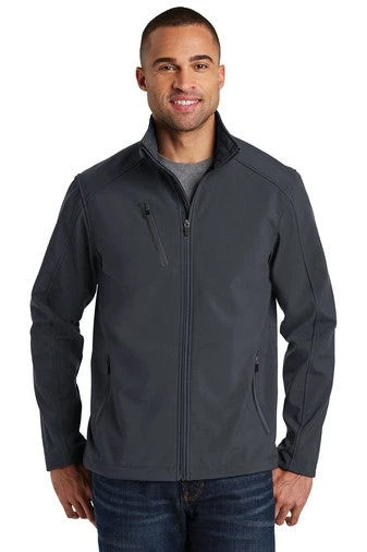 Port Authority Jackets: Men's J324 BG Battleship Grey Welded Soft Shell Water Resistant Jacket 1 Port Authority Jackets: Men's J324 BG Battleship Grey Welded Soft Shell Water Resistant Jacket