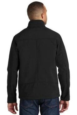 Port Authority Jackets: Men's J324 BLK Black Welded Soft Shell Water Resistant Jacket -Workingperson Deals Shirts Store 6321 black 2 j324blackmodelback2 337w