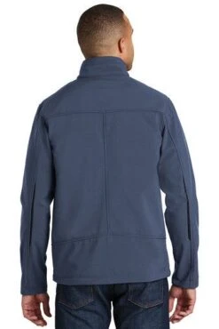 Port Authority Jackets: Men's J324 DBN Dress Blue Navy Welded Soft Shell Water Resistant Jacket 7 Port Authority Jackets: Men's J324 DBN Dress Blue Navy Welded Soft Shell Water Resistant Jacket -Workingperson Deals Shirts Store 6321 dressbluenvy 2 j324dressbluenvymodelback2 337w