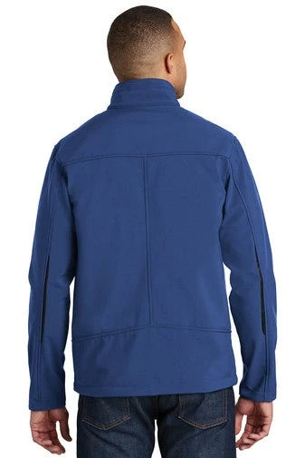Port Authority Jackets: Men's J324 EB Estate Blue Welded Soft Shell Water Resistant Jacket 4 Port Authority Jackets: Men's J324 EB Estate Blue Welded Soft Shell Water Resistant Jacket - Image 4