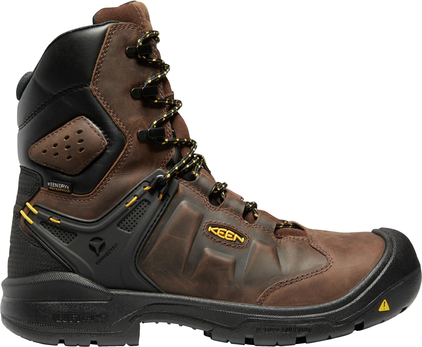 Keen Utility: Men's 1024186 Dark Earth Black Dover 8" Carbon Fiber Waterproof Work Boot 1 Keen Utility: Men's 1024186 Dark Earth Black Dover 8" Carbon Fiber Waterproof Work Boot