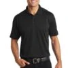 Port Authority Shirts: Men's K569 BLK Black Diamond Jacquard Polo