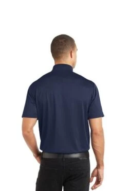 Port Authority Shirts: Men's K569 TN True Navy Diamond Jacquard Polo -Workingperson Deals Shirts Store 6589 truenavy 2 k569truenavymodelback 337w